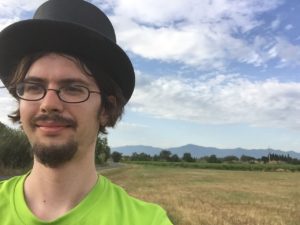 Radtour von Frankreich nach Spanien, kurz vor den Pyrenäen zwischen Perpignan und Girona
