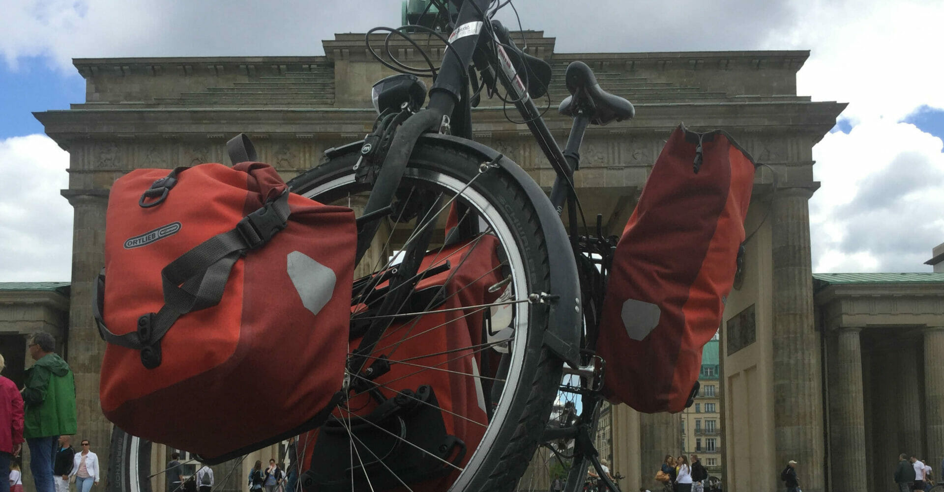 Brandenburger Tor Ortlieb Radtaschen - Fahrrad