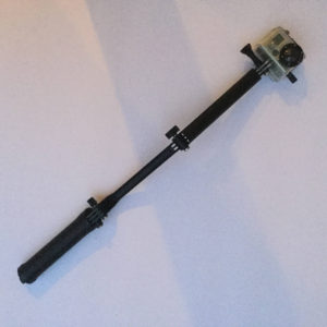 GoPro-Kamera mit Mikrophon