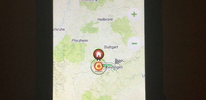 Fahrradroutenplaner Teasi Navigationsgerät