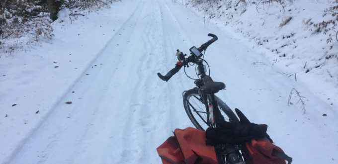 Herrenberg - Schönbuch-Radtour im Schnee