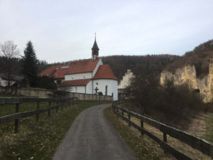 Sicherheit bei Flussradwegen - Donauradweg bei Sigmaringen