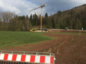 Brücke gesperrt bei Glatt zwischen Sulz und Horb auf dem Neckarradweg