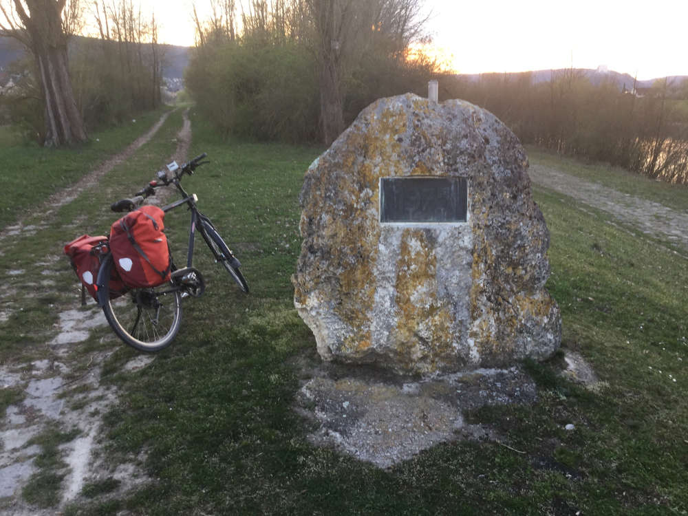 Donau Altmühl Stein Kelheim in Richtung Regensburg
