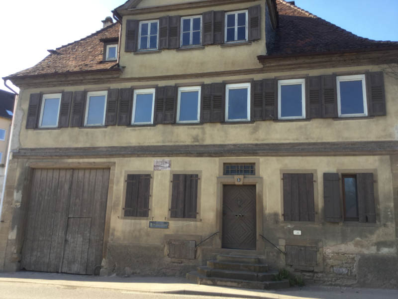 Lauffen am Neckar Hölderlinhaus Neckartalradweg nähe Heilbronn - Friedrich Hölderlin Geburtshaus