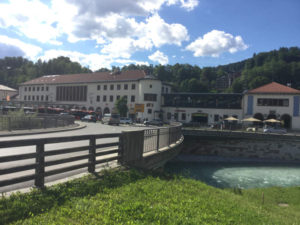 Bahhof Berchtesgaden und Königsseer Ache - Königssee-Bodensee-Radweg