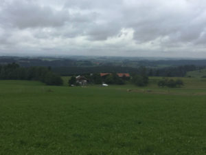 Königssee-Bodensee-Radweg Erfahrungsbericht - Aussicht Rutzhofen Teil von Stiefenhofen