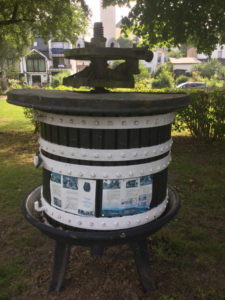 Weinpresse in Bullay an der Mosel - Moselradweg