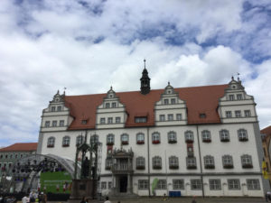 Rathaus Lutherstadt Wittenberg - Berlin-Leipzig-Radweg Erfahrungsbericht