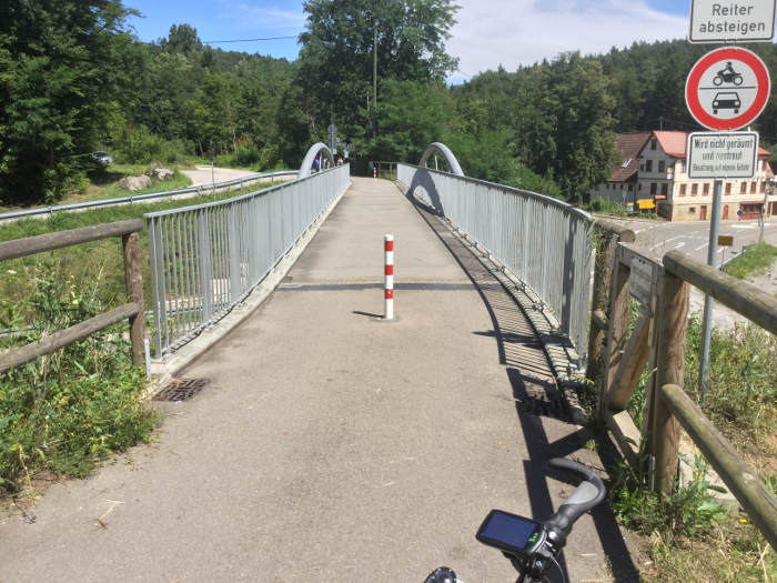 Siebenmühlentalradweg - Beginn Waldenbuch