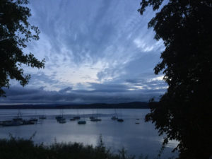 Morgendämmerung in Konstanz-Staad - Fahrrad-Unterkünfte in Konstanz