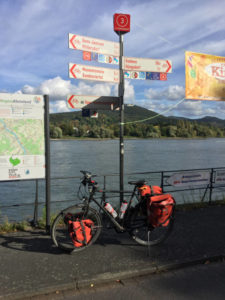 Radwegweiser Bonn Bad Godesberg - Rheinradweg Köln