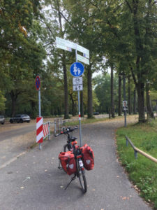 Rheinstrandbad Rappenwört - Karlsruhe-Daxlanden. Start meiner Radtour am Rhein.