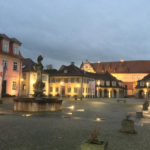 Weikersheim Taubertalradweg Marktplatz