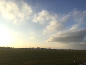 Legau - schöne Aussicht - Wolken - Weite - Illerradweg