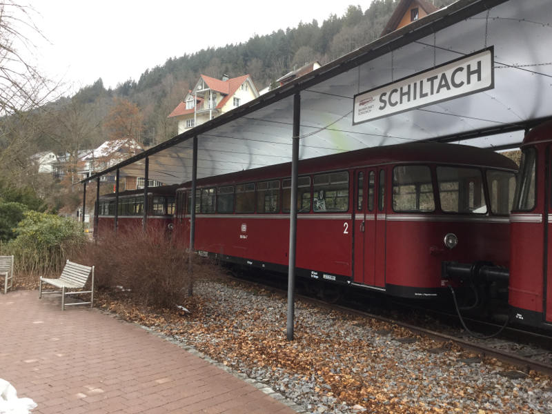 Schiltach - alter Bahnhof am Kinzigtalradweg