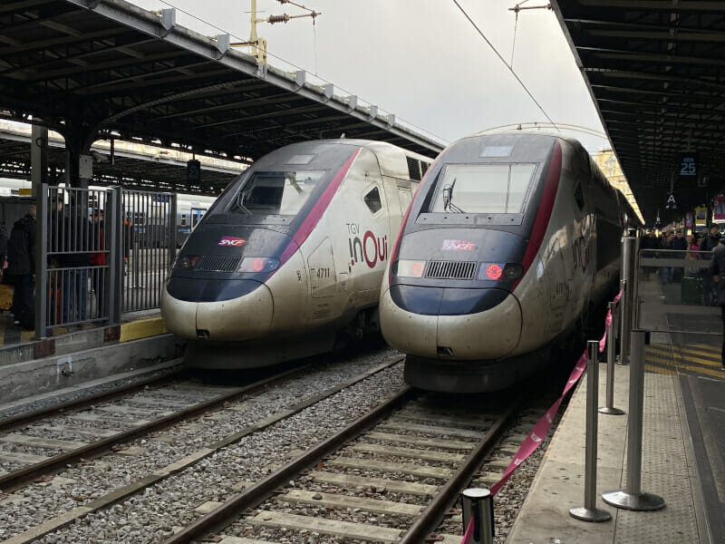 TGV der französischen Bahngesellschaft SNCF – Frankreich Fahrradmitnahme.