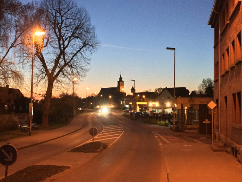 Crailsheim bei Nacht - Kocher-Jagst-Radweg