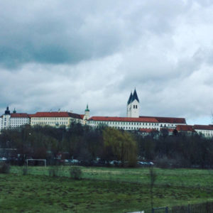 Freising - Blick auf den Freisinger Dom - An der Isar entlang - Radtour