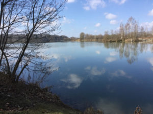 Landshut Poldering Isarstausee - Radweg zur Isarmündung