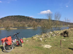 Isarmünd Isarmündung Deggendorf Fahrrad Isar Donau