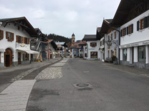 Mittenwald Isarradweg Isarursprung bei Scharnitz