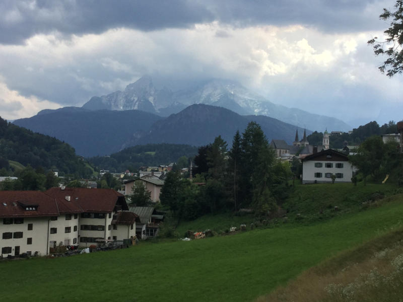 Die Schönheit von Berchtesgaden in den Alpen - Bodensee-Königssee-Radweg.
