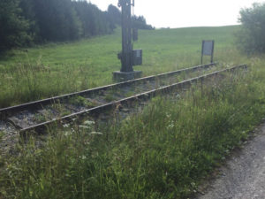 Bahnstrecke Kaufbeuren - Schongau - Sachsenrieder Forst - Allgäuradweg