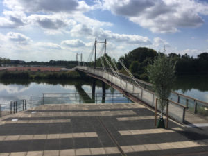 Brücke in Geesthacht - Elbe - Elberadweg