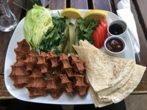 Vegane Köfte Hamburg-Altona Elberadweg Fernradweg Berlin-Hamburg