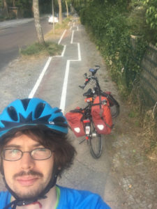 Fahrrad Berlin Zick-Zack-Radweg Berlin-Zehlendorf Leo-Baeck-Straße