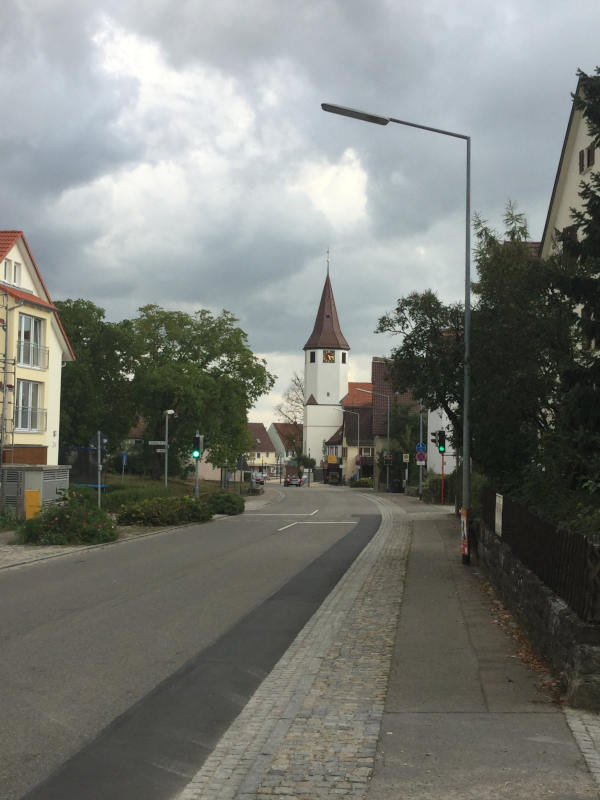 Oberjettingen - Kirche - Jettinger Panoramaradweg
