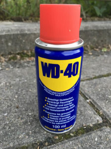 WD40 - oberflächlicher Rost - Rost am Fahrrad entfernen