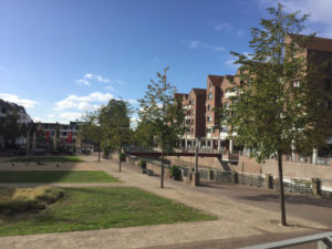 Kleve - niederländische Grenze - Rheinradweg Niederlande
