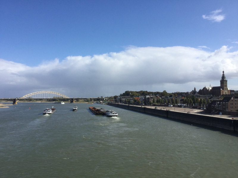 Nijmegen Waal - Rheinradweg - Waalradweg