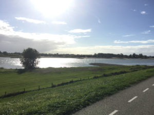 Wolferen - Nijmegen - Waal - Rheinradweg Niederlande