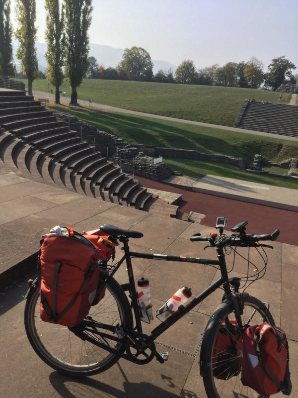 Amphitheater Augst Schweiz - Augusta Raurica - Südschwarzwaldradweg