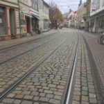 Fahrradverkehr vs. Straßenbahn - Karlsruhe-Durlach