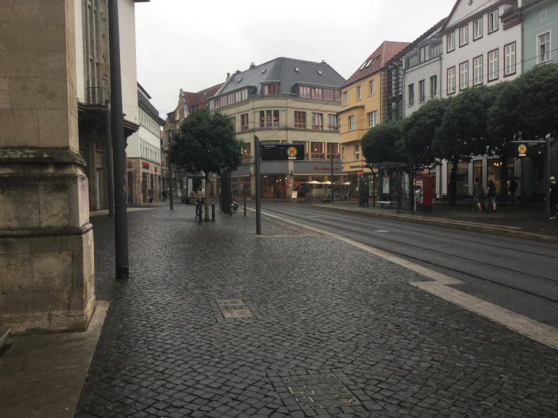Erfurt Straßenbahn Fahrrad