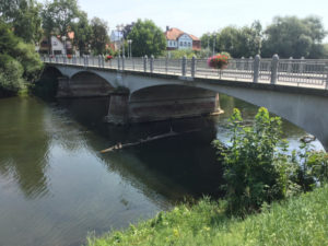 Scheer - Donaubrücke - Donauradweg - Fahrrad-Unterkunft in Scheer
