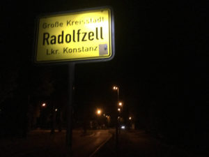 Fahrrad-Unterkünfte in Radolfzell - Ortschild Radolfzell