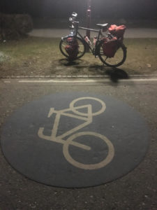 Radolfzell am Bodensee bei Nacht - Mit Fahrrad