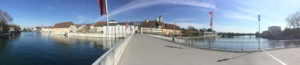 Panoramabild von Solothurn - Aareradweg