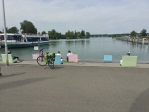 Hafen in Kreuzlingen - Nähe Konstanz - Bodenseeradweg