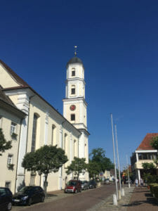 Langenargen - Kirche - Bodenseeradweg