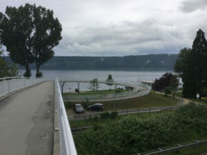 Bogenbrücke Sipplingen Bodenseeblick Radtour