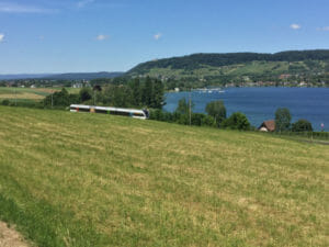 Mammern Eschenz Bodensee - Zug bzw. Bahn - Bodenseeradweg Schweiz - Bodenseeradweg in 50 Kilometer-Etappen