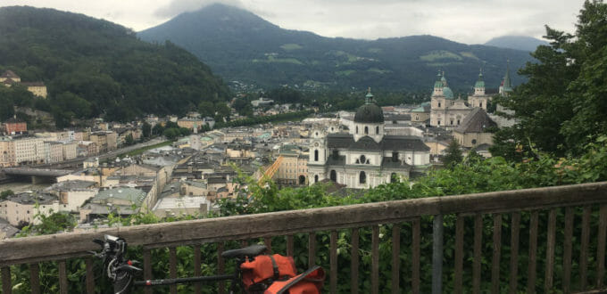 Ausblick - Salzburg - Fahrrad - Alpe-Adria-Radweg