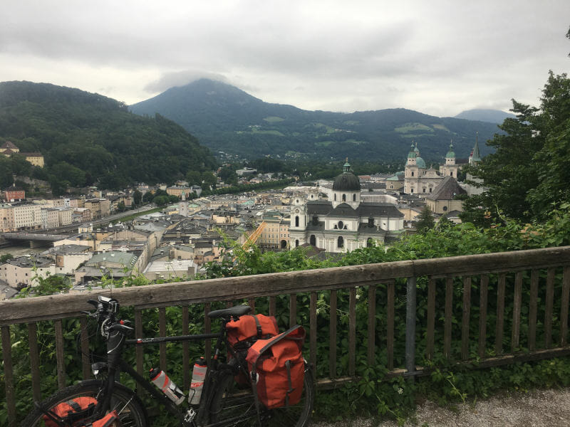 Ausblick - Salzburg - Fahrrad - Alpe-Adria-Radweg