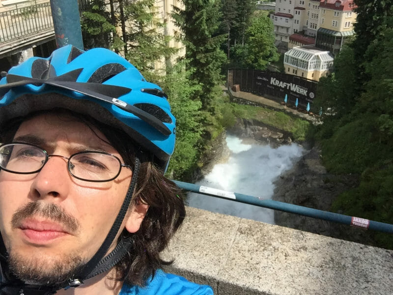 Alpe-Adria-Radweg mit mir - Am Wasserfall in Bad Gastein